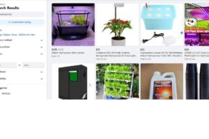 Where to buy hydroponic equipment - facebook marketplace